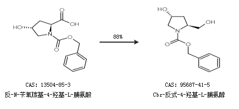Cbz-反式-4-羥基-L-脯氨醇的合成路線(xiàn)有哪些?